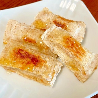 カマンベールチーズとりんごの食パン包み焼き